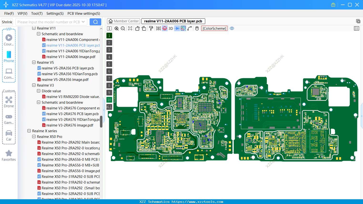 Realme V11-2AA006 PCB Layer